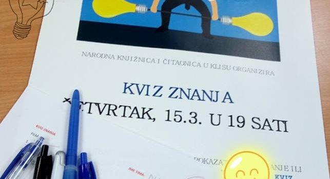 Održan prvi kviz znanja u knjižnici